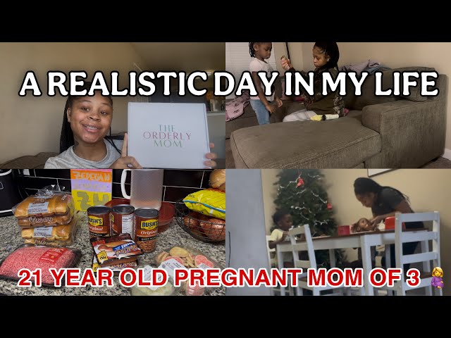 Motherhood Unfiltered: A Day in the Life of a pregnant 21-Year-Old Mom of 3 ;) + baby name 🫣