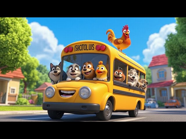 The Wheels on the Bus | Nursery Rhymes Kids Song