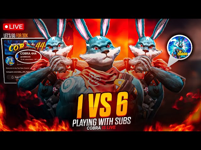 1vs6 Practice For NXT OR NG GUILD  🗿🔥Day - 9 #freefire #live #classyfreefire #nonstopgaming