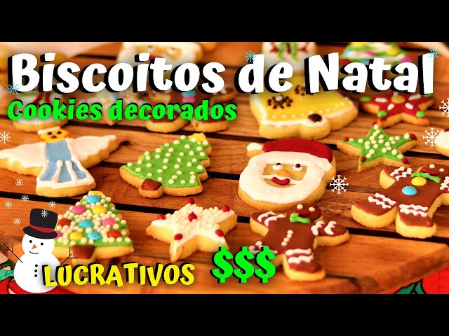 BISCOITOS DE NATAL DECORADOS | COOKIES DE NATAL