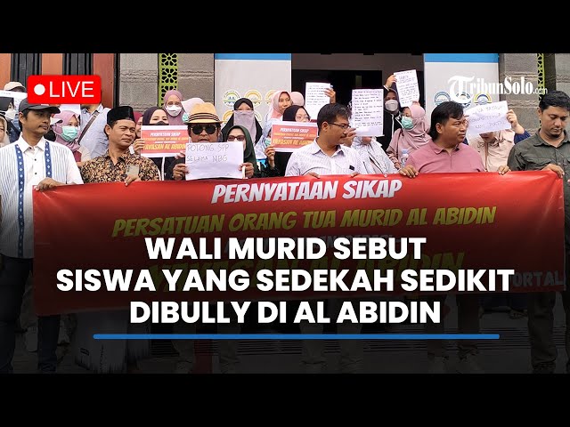 🔴LIVE: Wali Murid Sebut Siswa yang Sedekah Rp 5000 Diperlakukan Beda dengan yang Sedekah Rp 100ribu