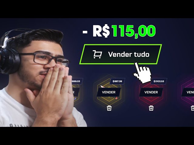 é... R$115,00 NO CSGONET, E AINDA PRECISEI VENDER SKINS PARA RECUPERAR TUDO