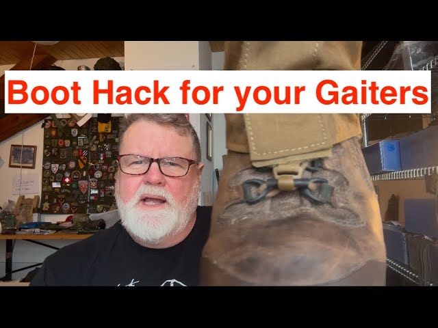 Boot Hack for your Gaiters