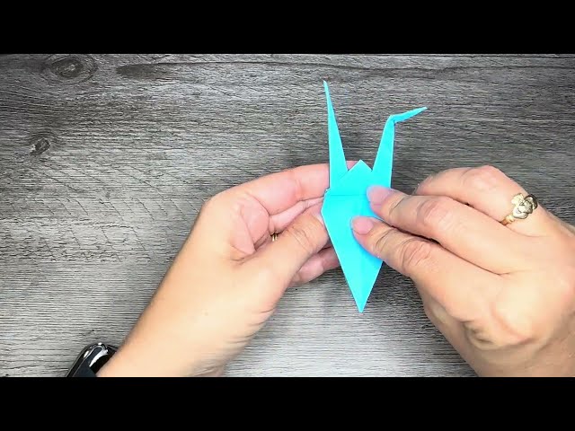 Paper Crane Origami Tutorial for Kids