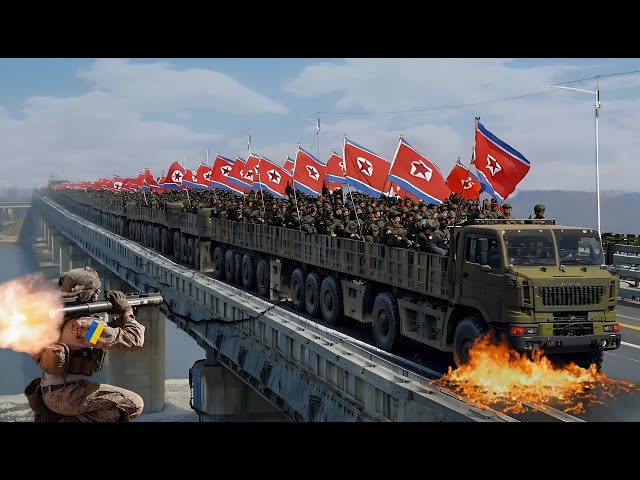 BRUTAL Attack on Bridge! 22,000 North Korean Mercenaries Ambushed by Ukrainian Special Forces