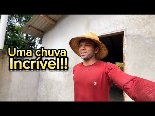 CHUVA BOA E MUITO TRABALHO NO SÍTIO | PREPARANDO TERRENO PARA NOVO PLANTIO | TOMEI BANHO NO RIACHO…