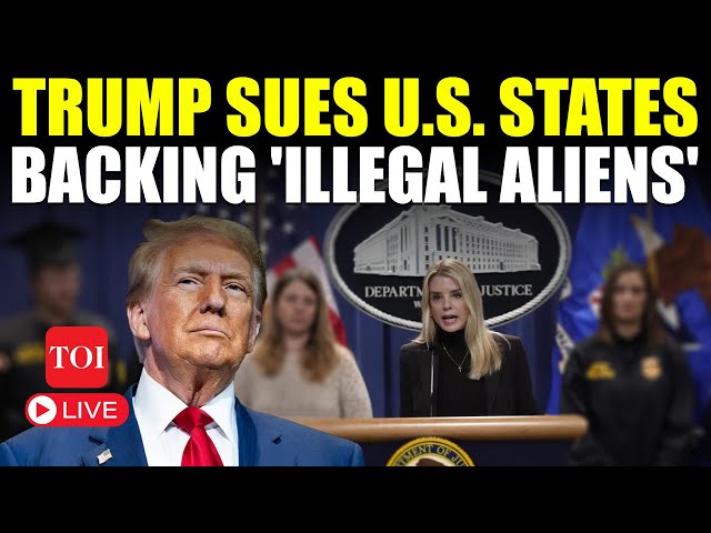 LIVE: Trump Declares War On U.S. States Blocking Immigration Crackdown | Pam Bondi Presser