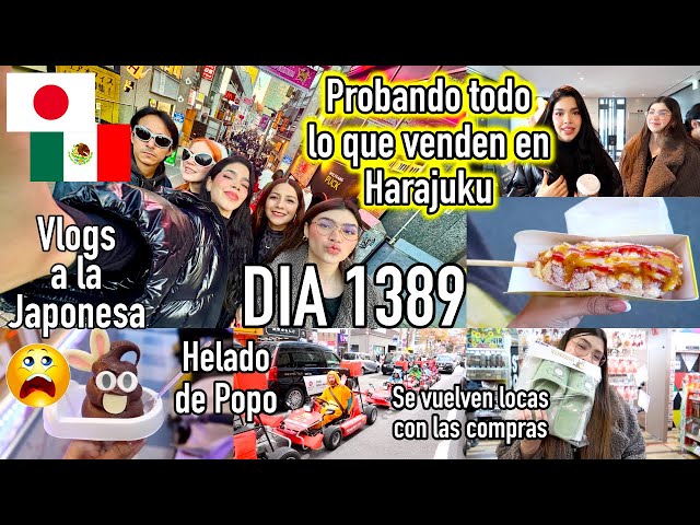 Visitando Y COMIENDO en Harajuku con KENIA OS + ¿Que es Esto? 💩 Ruthi San ♡ 01-12-23