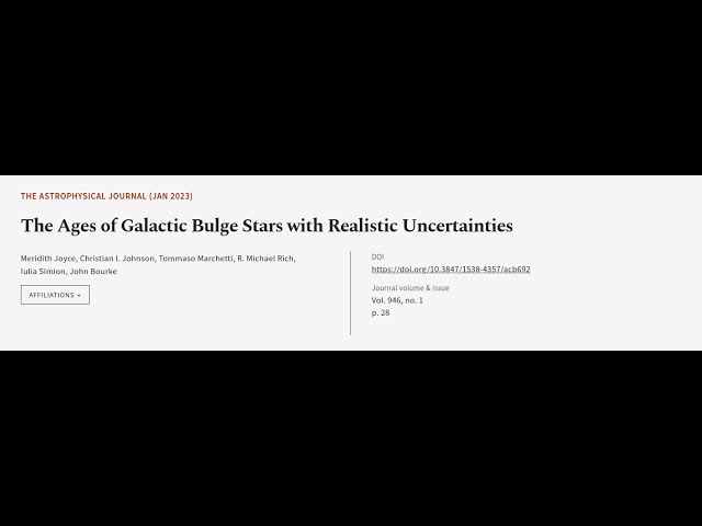 The Ages of Galactic Bulge Stars with Realistic Uncertainties | RTCL.TV