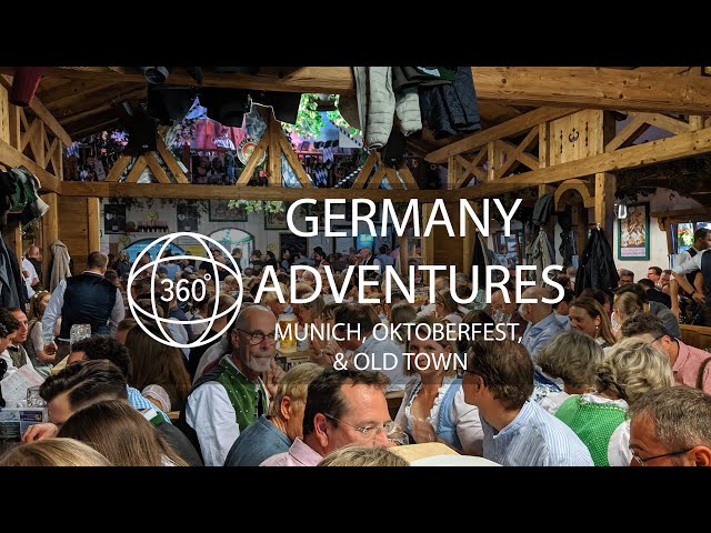 360 Video | Germany Adventures| Munich, Oktoberfest, Old Town | 5K VR