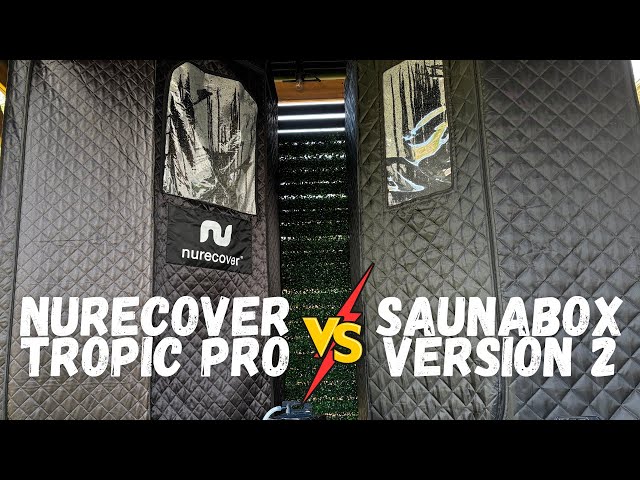 SaunaBox vs Nurecover Tropic Pro Steam Sauna Review 2024 Updated