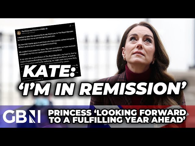 BREAKING: Princess Kate announces cancer is 'in REMISSION' with CRYPTIC message on return to duties