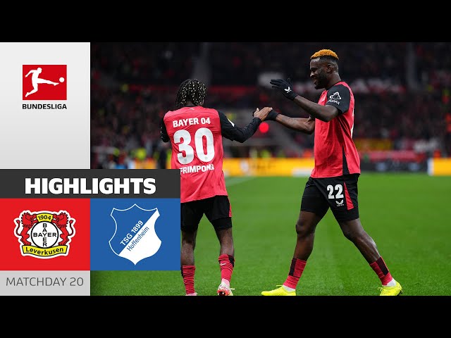 Boniface Back With A Bang! | Bayer 04 Leverkusen - TSG Hoffenheim | Highlights | Bundesliga 2024/25