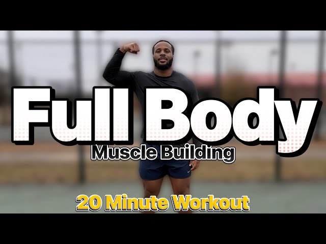 20 MIN Dumbbell Full Body Workout - Compound Movements