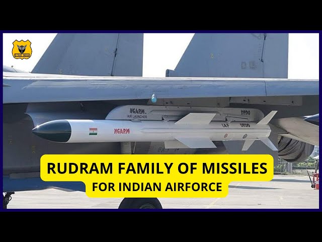 RUDRAM FAMILY OF MISSILES OF INDIAN AIR FORCE || RUDRAM MISSILE TEST