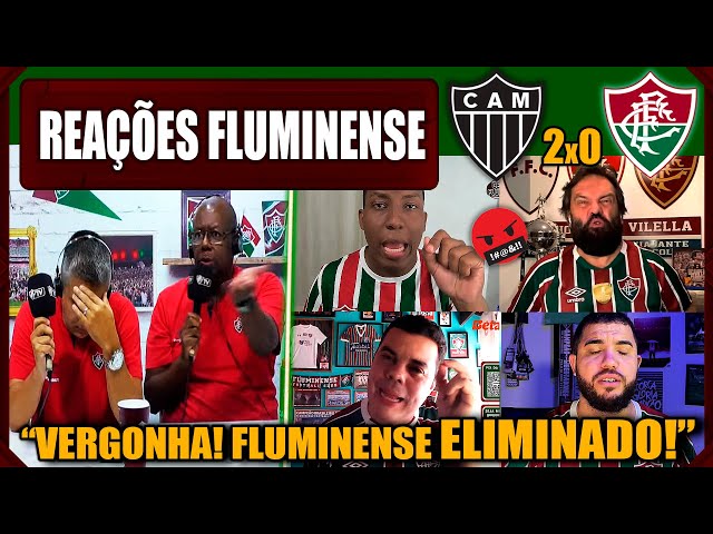 REAÇÕES DO FLUMINENSE - ATLÉTICO MG 2x0 FLUMINENSE - ELIMINADO - VAMOS RIR DO FLUMINENSE!