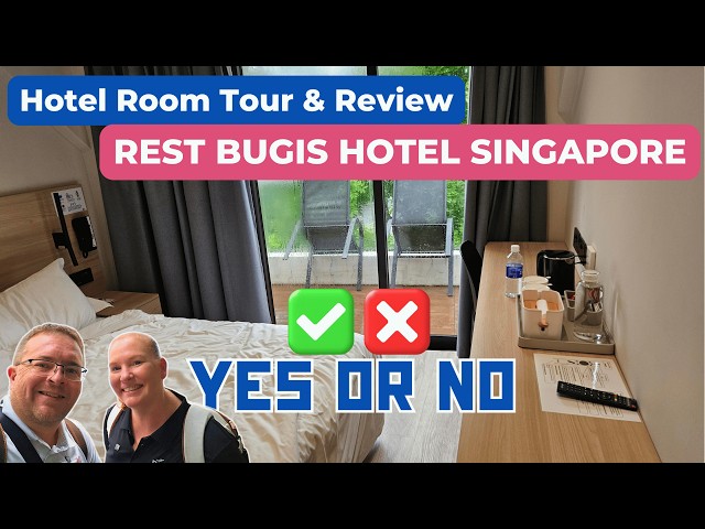 Rest Bugis Hotel Singapore - Room 404 Tour & Review | Budget Stay Near Bugis Street!