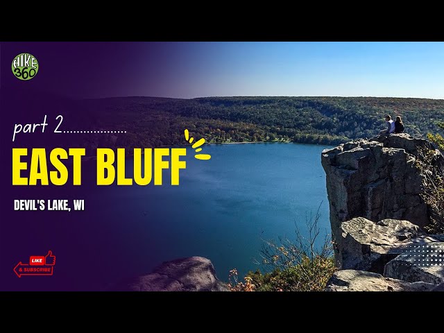 Devil's Lake, WI - East Bluff part 2 (Hike 360° VR Video)