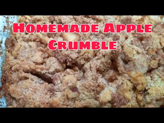 Homemade Apple Crumble Recipe!|Qstyle Official