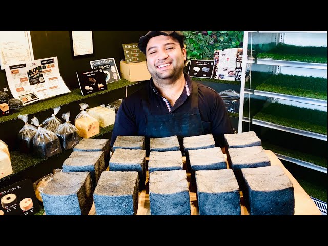 EXTREMELY RARE BLACK DOUGH BREAD!! MEET THE POPULAR JAPANESE YOUTUBER!!