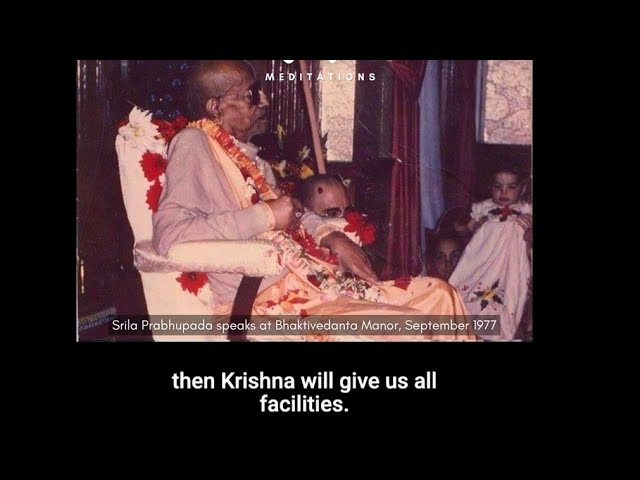 Importance of Spiritual Master's instruction ~ Srila Prabhupada