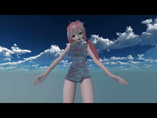 【VR180】Kasane Teto(重音テト) - i'm feeling good(小鹿乱撞)【DanceXR(MMD) 】