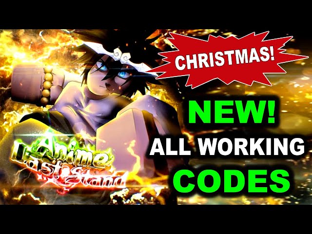 *NEW* ALL WORKING CODES FOR ANIME LAST STAND - ROBLOX ANIME LAST STAND CODES