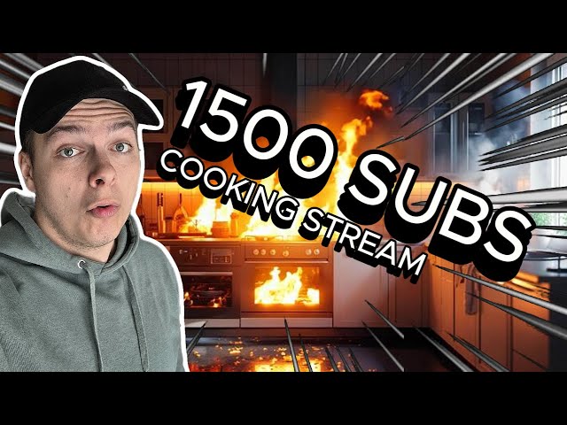 SPECIÁL ZA 1500 SUBS | COOKING STREAM