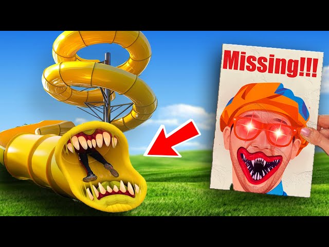 SLIDE EATER EAT BLIPPI.EXE in Real Life! Vlad and Niki is becoming EVIL BLIPPI! SCP SLIDE EATER EP 3