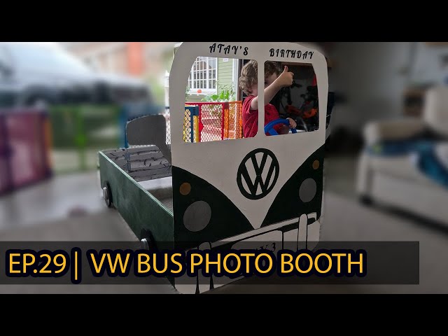 VW Camper Bus Photo Booth For Birthday! | ASMR | #29