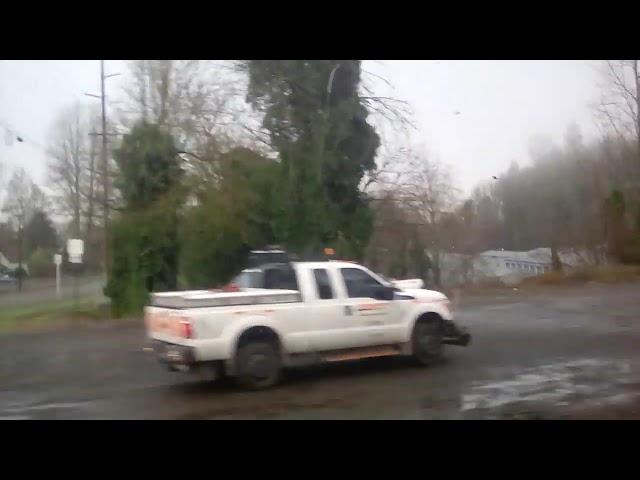 riding on Amtrak train Going thru Cowlitz Ave grade crossing on 3-28-2019