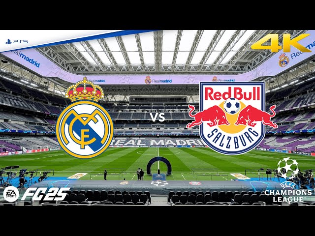 Real Madrid vs Salzburg | UEFA Champions League | EA FC 25 | PS5™ 4K HD