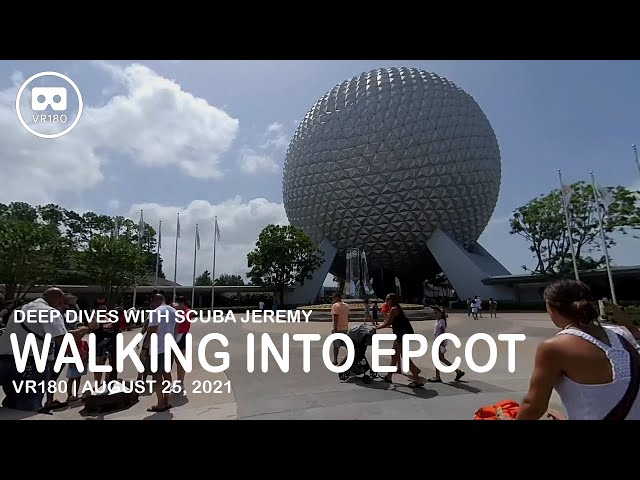 Walking into Epcot - VR180