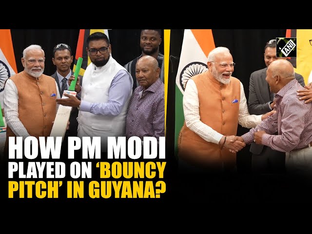 How PM Narendra Modi played on ‘bouncy pitch’ as he interacts with cricket legends in Guyana