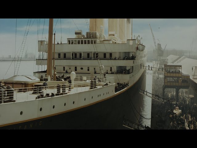 Titanic 1997 Opening ship scene 4K