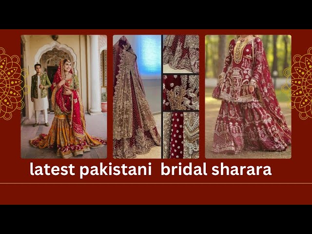 Pakistani  bridal sharara  designs ||    Latest bridal wear  sharara👗👗🩷🩷🩷 ब्राइडल शरारा