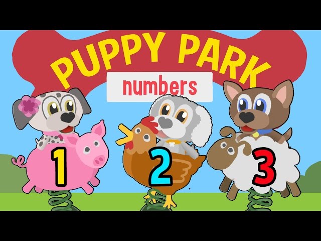 Counting Fun for Kids | Puppy Park #1 | Count 1 - 10 | From the makers of Number Zoo