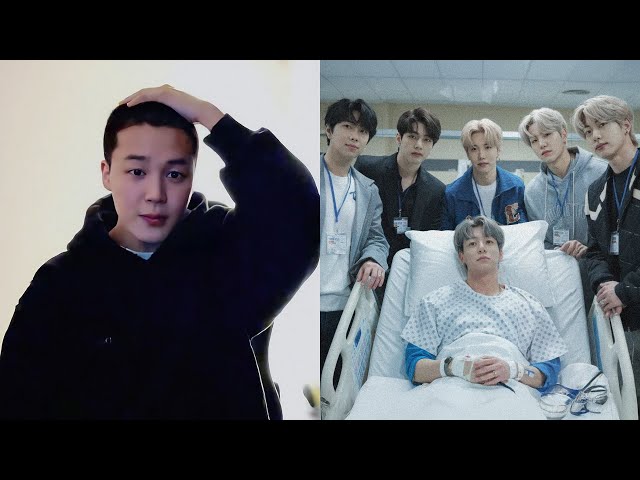 Where is Jimin ?? Jungkook is Lying in the Hospital, All BTS Members Visit Him !!