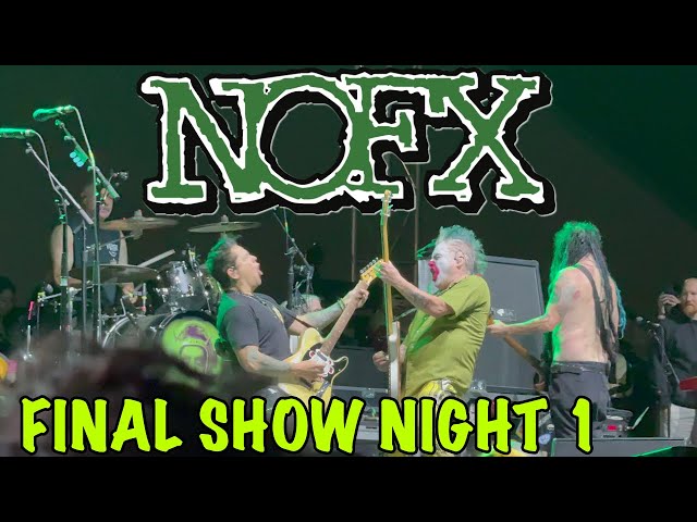 NOFX Final Show (Night 1 of 3) Full Set 10-4-2024 Pt 1