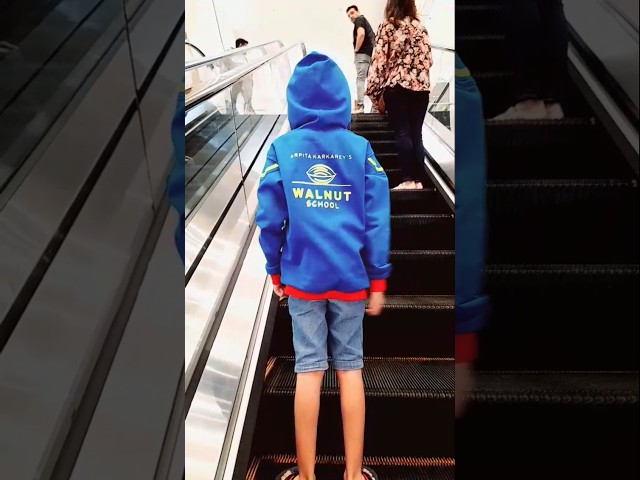 Fear Of Escalator 😨😨😨#escalator #funny #trending #shorts