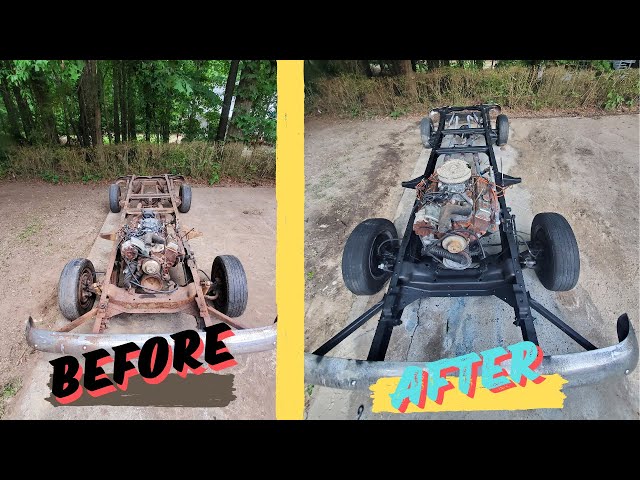 Restoring a 1959 Chevrolet Apache Truck Part 2: Frame-Up Transformation!! NO SANDING NEEDED!!