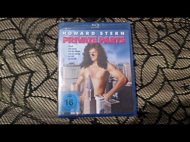 Howard Stern Private Parts Blu Ray Box Opening