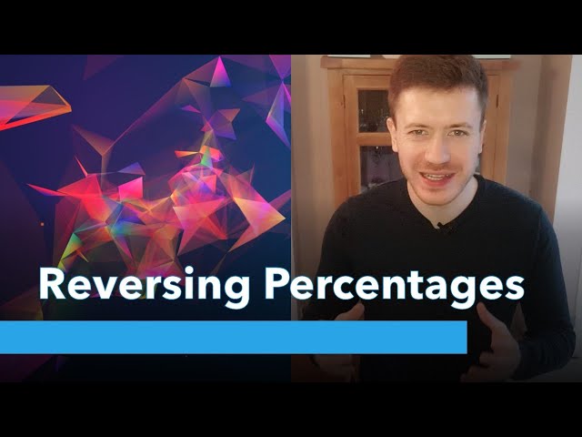 Reversing Percentages: Quick GRE Calculator Math