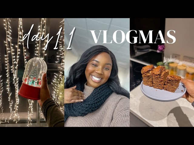 VLOGMAS DAY 11 | Last day of SCHOOL, putting up the CHRISTMAS DECOR, making BANANA BREAD.