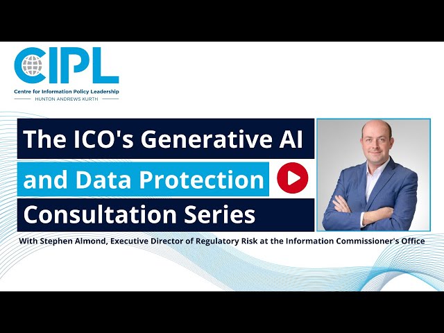 ICO Consultation Series on the Intersection of Generative AI and Data Protection