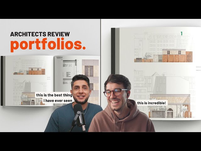 Architecture Portfolio Review for JOB applications (the best ones so far) Ep. 1