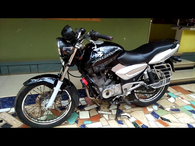 Hand kick-start Bajaj pulsur 150 old model sound