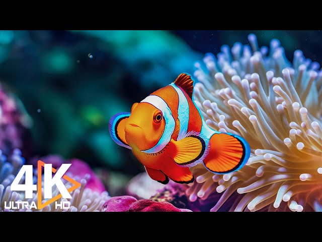 The Best 4K Aquarium - Explore the Enchanting Underwater World, Jellyfish & Coral Reefs