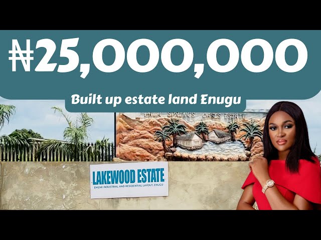 🔥 ₦25M buy and build immediately estate land for sale Enugu Nigeria