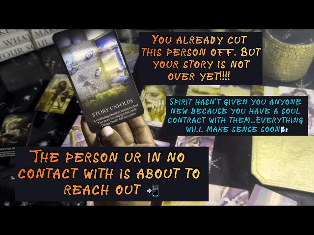 About your person in no contact #tarot #real